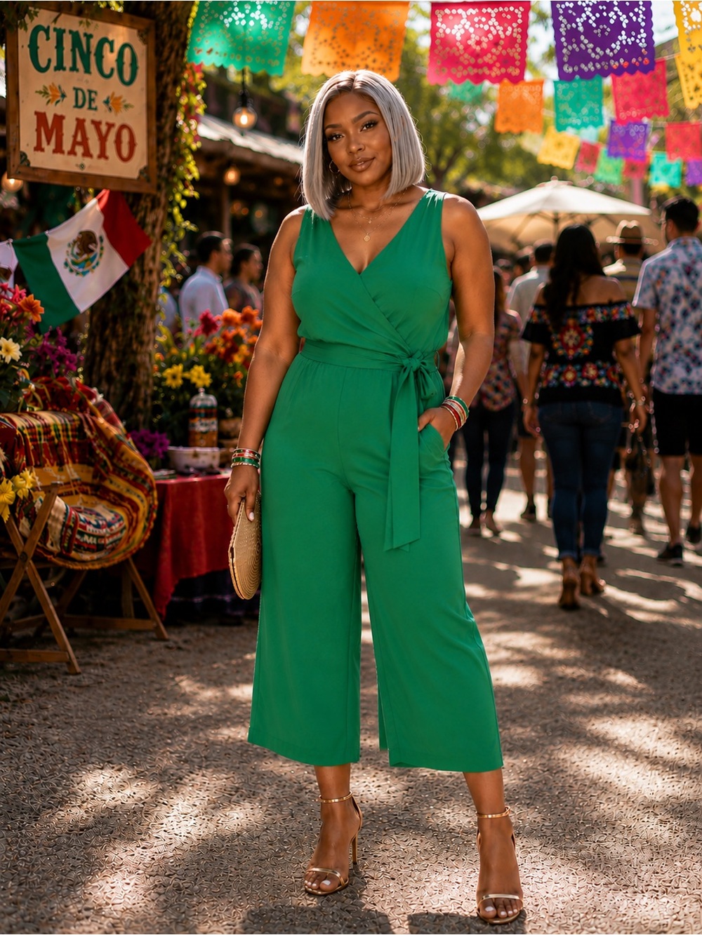 J. Crew Green Jumpsuit NWT
